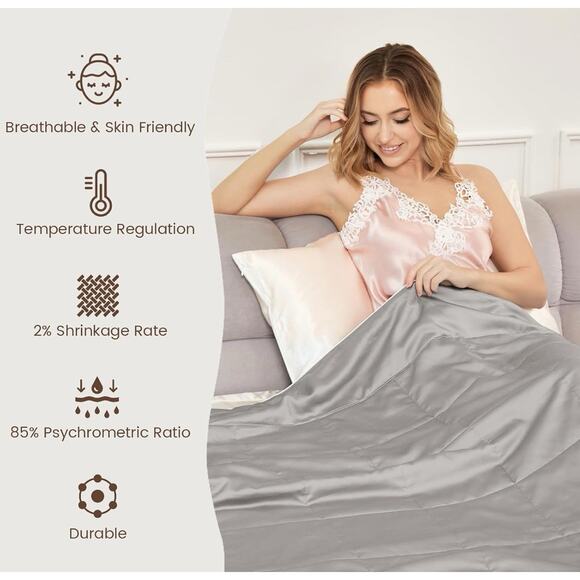 KING All-Season 100% Pure Natural Mulberry Silk Comforter,Blanket,Duvet - Picture 4 of 7